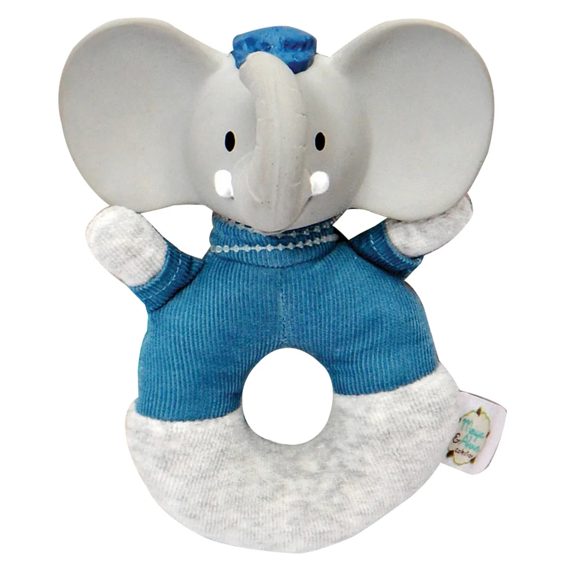 Alvin Elephant Rattle with Rubber Head